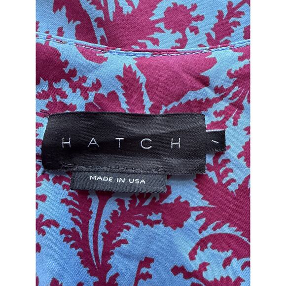 HATCH The Juliet Printed Dress in Magenta Floral Size 1/ Small - Picture 6 of 7